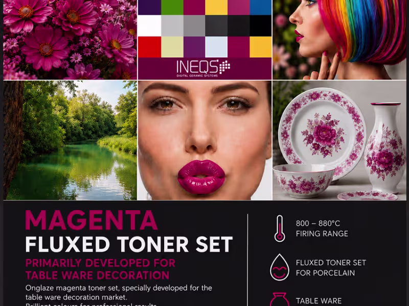 Fluxed magenta toner set MM40