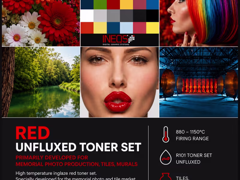 Unfluxed red toner set R101