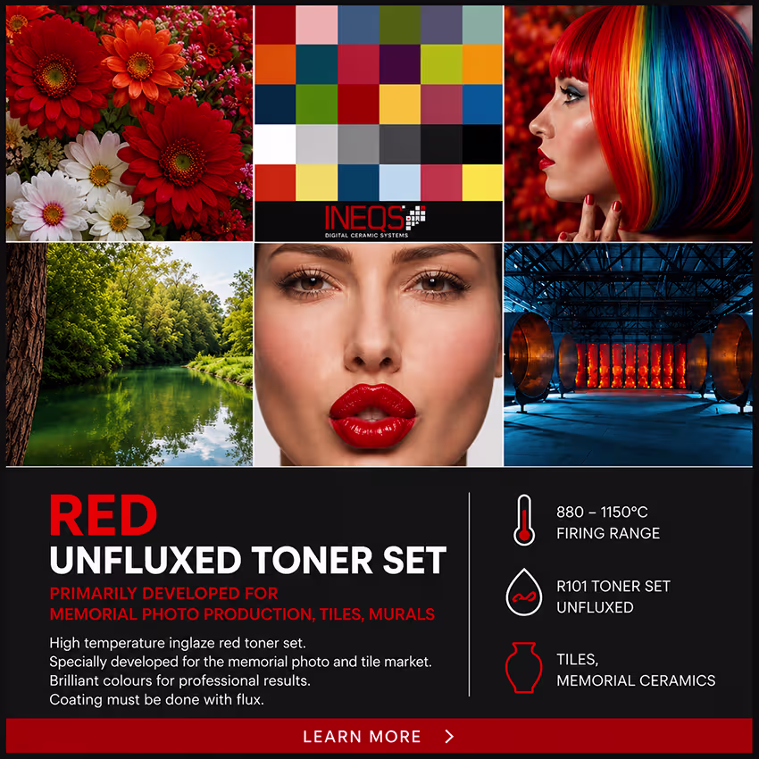 Unfluxed red toner set R101
